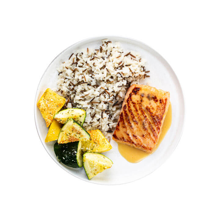 Halloumi Croissant with Orange Juice